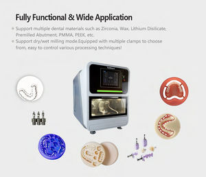 Nuovo T20 studio/laboratorio CAD CAM 5 assi Zirconia PMMA metallo fresatrice bagnato e secco integrato di taglio della protesi - Product Image 4