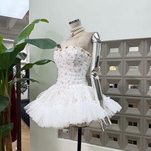 Abito Mini Senza Spalline da Donna, <span class=keywords><strong>Stile</strong></span> Impero Sexy con Stampa e Gonna <span class=keywords><strong>Retrò</strong></span>, <span class=keywords><strong>Abbigliamento</strong></span> di Alta Qualità all'Ingrosso - Product Image 5