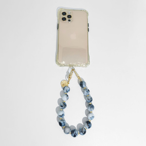 Atacado 31cm Substituível Acrílico Rodada Bead Bags Strip Trendy Colorido Phone Case Pendurado Cadeia - Product Image 2
