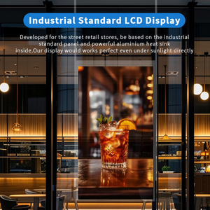 Siêu mỏng bezel độ sáng cao treo cửa hàng cửa sổ LCD hiển thị màn hình quảng cáo hai mặt kỹ thuật số biển media <span class=keywords><strong>player</strong></span> - Product Image 6