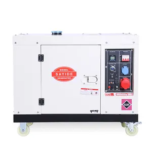 10kw silent small water cooled diesel generator 10 kva portable home used diesel generator