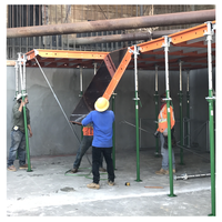 Système de coffrage en acier et aluminium de type Peri Doka Ulma pour murs en dalles, colonnes, plafonds pour le coulage de béton, coffrage pour la construction