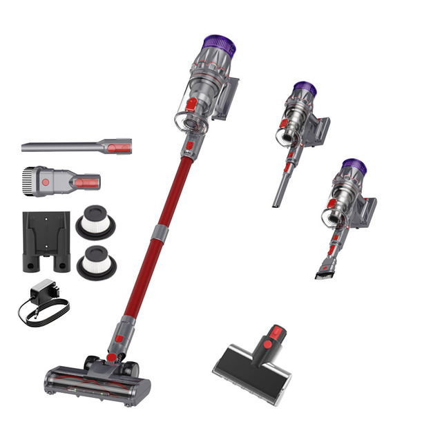 Rechargeable Cordless 3-in1 Portable Wireless Handheld Cordless Vacuum Cleaner Standing Powerful Suction Home and Car