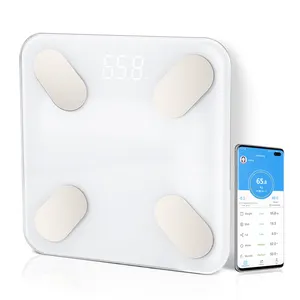 Home Balacne 180kg Bath <span class=keywords><strong>Mi</strong></span> Smart <span class=keywords><strong>Scale</strong></span> con aplicación de análisis de peso y grasa corporal Digital Bmi <span class=keywords><strong>Scale</strong></span> - Product Image 2