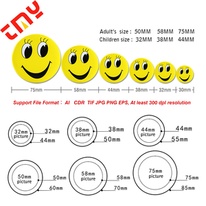 Huy Hiệu Nút Thiếc Tùy Chỉnh Giá Rẻ 25Mm 44Mm 58Mm 75Mm Để Khuyến Mãi - Product Image 3