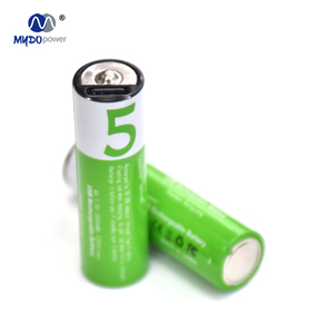 Batería Recargable de Iones de Litio Cilíndrica USB-C 1.5V <span class=keywords><strong>AA</strong></span> AAA Modelo 10440 Verde Blanco Cargador Digital Recargable Pilas Baterías - Product Image 3