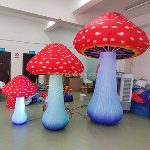 Champignon gonflable géant <span class=keywords><strong>Alice</strong></span> <span class=keywords><strong>au</strong></span> <span class=keywords><strong>pays</strong></span> <span class=keywords><strong>des</strong></span> <span class=keywords><strong>merveilles</strong></span>, ballon gonflable en forme de champignon avec lumière - Product Image 1