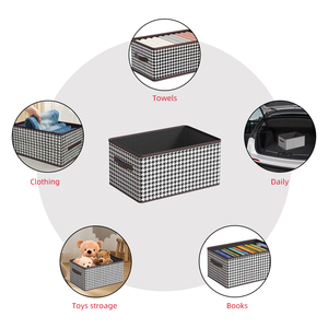 Hộp đựng đồ gấp gọn đa năng, kiểu dáng cổ điển, dùng để cất giữ quần áo trong tủ quần áo - Áo thun, quần, áo len, quần jean, ngăn kéo đựng đồ - Product Image 3