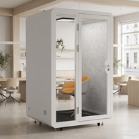 Cabine de bureau préfabriquée insonorisée, Pod de réunion, Cabine de confidentialité, Pod de bureau portable, Pod acoustique, Cabine téléphonique de bureau