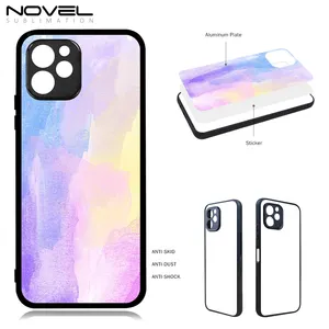 For HUAWEI Nova Series 2D TPU+PC Sublimation Blank Rubber Case For Nova Y61