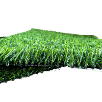 Maßgefertigter Umweltfreundlicher Garten-Kunstrasen 20mm Florhöhe Hohe Dichte Grüne Farbe für Landschaftsgestaltung