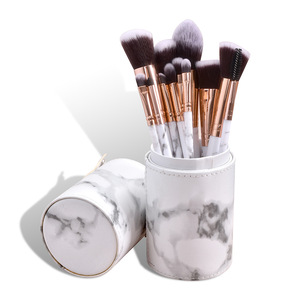 Ensemble de pinceaux de maquillage professionnels cheveux synthétiques ombre à paupières Contour Blush cosmétique marbrure maquillage pinceau outil - Product Image 5