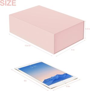 Luxury Large Magnetic Closure Storage <strong>Box</strong> with Ribbon Luxury Packaging Wig Storage Mother's Day Birthdays <strong>Bridal</strong> Gifts Weddings - Product Image 3