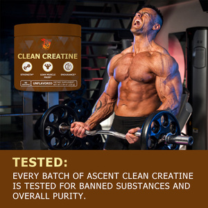 <b>Red</b> Kangaroo Clean Creatine Powder 45 Servings Unflavored Dietary Supplement for Strength and Muscle Mass Endurance Powder - Product Image 3