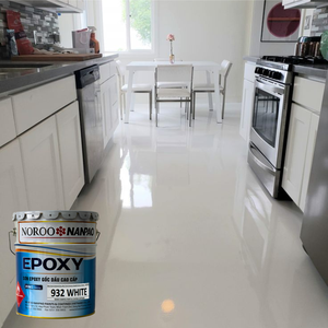 Revêtement liquide auto-nivelant blanc 932 à prix avantageux, époxy pour sol, couche de finition, système de revêtement de sol industriel, revêtement durable à haute brillance - Product Image 4