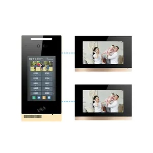 JinD Smart Home Visual IP Video Intercom System Door Phones With Tuya For Multi Apartment Building Intercom Video