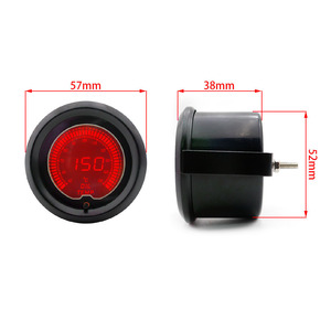 Medidor de Temperatura de Aceite para Automóvil de 52 mm con 7 Opciones de Retroiluminación y Pantalla LCD, Medidor de Combustible Compatible con VW (50-140) - Product Image 3