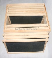 Langstroth Tiefrahmen mit schwarzen Wabenplatten, Großhandel Bienenstockrahmen für Imker und Bienenzucht