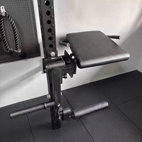 Accessoire universel DINUO pour soulevé de cuisse et extension des jambes, compatible avec les racks à squats, accessoire de musculation robuste pour l'entraînement des jambes