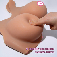 OEM/ODM JLWPBT Faux seins de cosplay en silicone, grande taille C, forme goutte d'eau, pour Drag Queen, travesti et transgenre