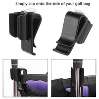 Accessoires de golf design créatif pour putter de golf, organisateur, marqueur de balle, support de tige de poussée, pince en plastique pour club de golf