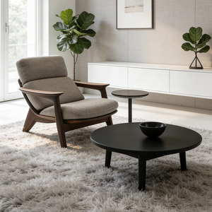 Canapé une place, chaise en bois massif design, salon, balcon, chaise de loisirs, <span class=keywords><strong>fauteuil</strong></span> inclinable en tissu <span class=keywords><strong>pour</strong></span> hôtel - Product Image 3