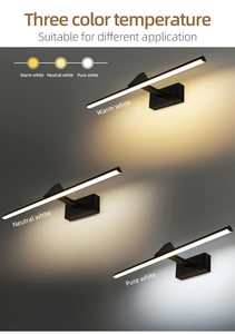Lámpara de Pared LED Moderna y Creativa con Forma de Tornillo para Baño, con Clasificación IP44 - Product Image 5