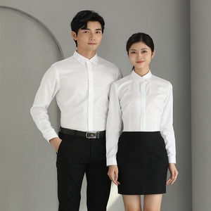 Camisa de Oficina para Mujer, Manga Larga, <span class=keywords><strong>Blanca</strong></span>, con Botones, Estilo Casual, con Solapa - Product Image 3