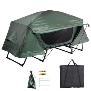 Tente de camping imperméable à double couche hors <span class=keywords><strong>sol</strong></span>, tente de pêche, tente pliante, <span class=keywords><strong>lit</strong></span> de camping en plein air - Product Image 2
