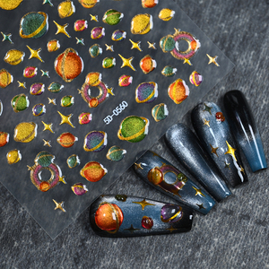 สติกเกอร์ติด<span class=keywords><strong>เล็บ</strong></span>ลายดาว 5 มิติ <span class=keywords><strong>สี</strong></span>สันสดใส 1 แผ่น ลาย Y2K ดาวประกายแสง แบบติดเอง สำหรับตกแต่ง<span class=keywords><strong>เล็บ</strong></span> DIY - Product Image 5