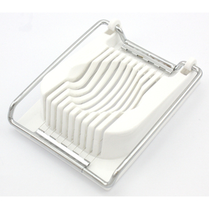 Rebanadora de huevos duros de 11cm, cortador de acero Manual ecológico, caja de herramientas de huevo de Metal inoxidable de alta calidad de 170 batidores de huevos - Product Image 1