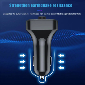 Transmisor <span class=keywords><strong>de</strong></span> Radio FM con Luz LED, Cargador <span class=keywords><strong>de</strong></span> Teléfono Portátil, Adaptador <span class=keywords><strong>para</strong></span> <span class=keywords><strong>iPhone</strong></span>, Carga Rápida PD, Cargador USB <span class=keywords><strong>para</strong></span> Auto, Superventas - Product Image 2
