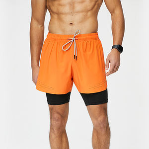 Pantaloncini da Basket a Rapida Asciugatura con Fodera Traspirante per Uomo, Shorts Sportivi Elastici 2 in 1 per Fitness, Corsa e Allenamento in Palestra - Product Image 5