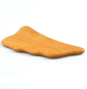 Holz Gua Sha Massage werkzeug Benutzer definiertes Logo Holz Guasha Massage gerät Körper Selbst Hautpflege Spa Facial Lifting Beauty - Product Image 3