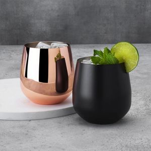 Vaso de Vino y Cerveza de Acero Inoxidable Resistente a Impactos, 550 ml (18 oz), Acabado Espejo, Versátil, para Bar, Martini, Cócteles - Product Image 1