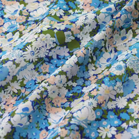 Tissu en coton 100 % imprimé floral pour femmes, vente en gros usine Shaoxing 2026, prix abordable pour robes