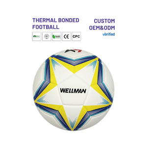 वेटमैन कस्टम लोगो पेशेवर आकार 5 फुटबॉल आधिकारिक प्रतियोगिता प्रशिक्षण बॉल स्पोर्ट्स थर्मल बोनडेड pvc Pvc सामग्री - Product Image 2