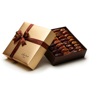 Caja <span class=keywords><strong>de</strong></span> papel <span class=keywords><strong>de</strong></span> cartón mate <span class=keywords><strong>de</strong></span> lámina <span class=keywords><strong>de</strong></span> oro impresa personalizada del fabricante con tapa <span class=keywords><strong>de</strong></span> ventana transparente Pastelería Fechas <span class=keywords><strong>Chocolate</strong></span> Comida Embalaje <span class=keywords><strong>de</strong></span> regalo - Product Image 2