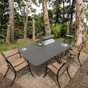 Tapis d'alimentation carré pliable de luxe en caoutchouc pour animaux de compagnie, imperméable, à séchage rapide, antidérapant, pour gamelle d'eau et nourriture, collection 2025 – Ventes Flash - Product Image 3