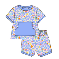 Conception unique de poche de veste de costume pour enfants en gros sur mesure d'usine pour les tenues d'été décontractées pour enfants