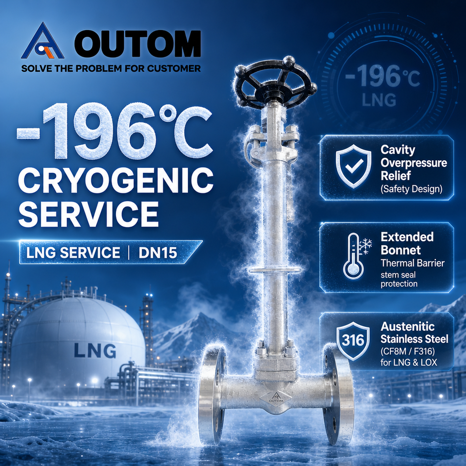 Cryogenic Gate Valve DN15, LNG Service, Low-Temperature Service, BS ...