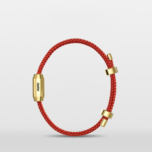 Red String Bracelet For Women Gold Beads Black Rope U Shape Modern Simple Decorate Jewelry - Product Image 2