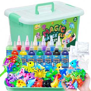 Kit de Juguetes de Agua Mágicos de Verano, Kit de Gel de Agua con 14 Geles Mágicos Normales Brillantes que Brillan en la Oscuridad - Product Image 2