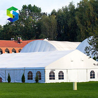 Tente de réception en PVC et alliage d'aluminium 20x20m 20x30m 30x30m pour événements, mariages et présentations extérieures