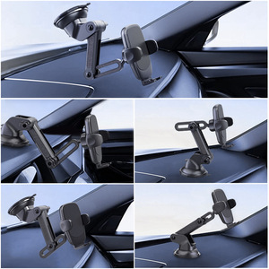 <b>Car</b> Phone <b>Holder</b> Adjustable Height Dashboard Mount With Suction <b>Cup</b> For In Vehicle Use - Product Image 2