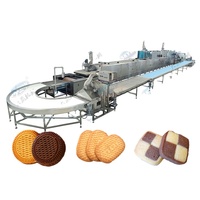 Machine à biscuits entièrement automatique, ligne de production de biscuits haute capacité pour usine alimentaire