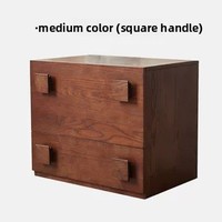 Meuble TV vintage en chêne de style français, combinaison de rangement avec tiroirs, armoire de chevet et d'appoint pour canapé avec portes coulissantes