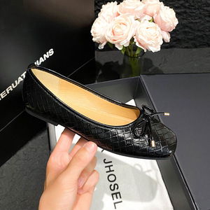 Ballerine basse da donna leggere a punta quadrata scarpe basse Casual per le stagioni autunnali estive con chiusura a Slip-On traspirante - Product Image 4