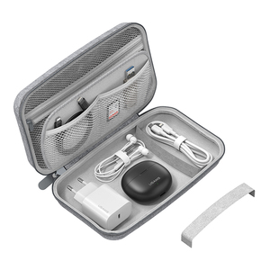 Estuche Rígido de Viaje USAMS <span class=keywords><strong>EVA</strong></span>, Bolsa Organizadora con Cierre para Masajeador Electrónico de Pulsos - Product Image 2