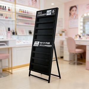 Étagère de présentation pour vernis à ongles, support pliable en métal pour salon de beauté et salon de manucure - Product Image 1